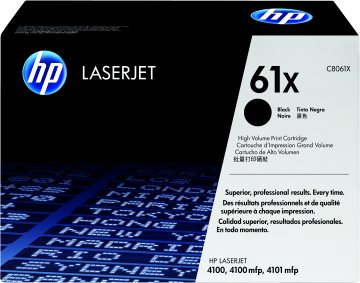 HP 61X High Yield Nero Original LaserJet Toner Cartridge cartuccia toner 1 pz Originale Nero