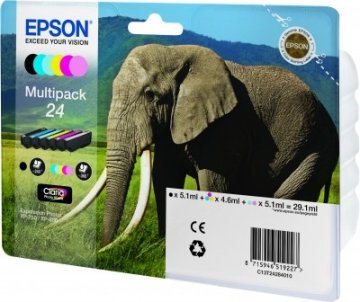Epson Elephant Multipack 24 (6 colori)