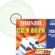 Maxell CD-R 80XL printable, Slimline, 700MB 10 pz 2