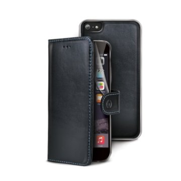 Celly PELLEAIPH6BK custodia per cellulare 11,9 cm (4.7") Custodia a borsellino Nero