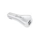 Celly CCUSB22W Caricabatterie per dispositivi mobili Universale Bianco Accendisigari Auto 2