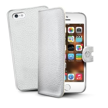 Celly AMBO185WH custodia per cellulare 10,2 cm (4") Custodia a borsellino Bianco