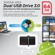 SanDisk Ultra Dual USB Drive 3.0 unità flash USB 64 GB USB Type-A / Micro-USB 3.2 Gen 1 (3.1 Gen 1) Nero 7