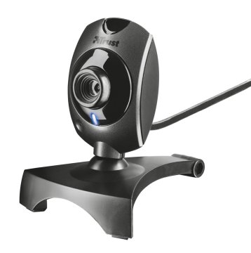 Trust Primo webcam 2 MP 640 x 480 Pixel USB 2.0 Nero, Argento