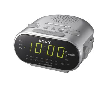 Sony ICF-C318 Orologio Argento
