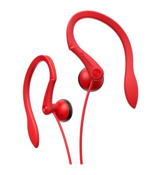Pioneer SE-E511-R cuffia e auricolare Cuffie Cablato A clip Sport Rosso