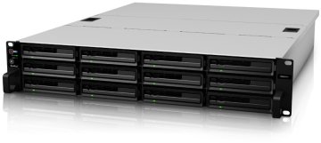 Synology RackStation RS2414RP+ server NAS e di archiviazione Server di archiviazione 2 GB DDR3 0 TB Nero, Argento