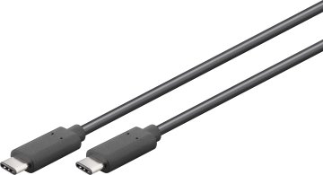 Goobay USB 3.1 Gen 1 0.5 m cavo USB 0,5 m USB 3.2 Gen 1 (3.1 Gen 1) USB C Nero