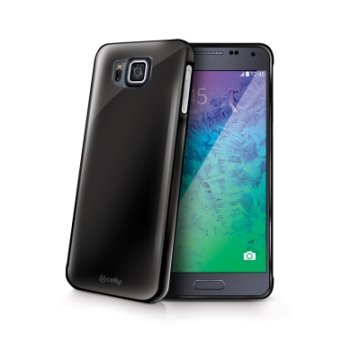 Celly Gelskin custodia per cellulare Cover Nero, Trasparente