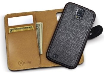 Celly AMBO390BK custodia per cellulare Custodia a libro Nero