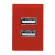 Trust Dual Smartphone Wall Charger MP3, Smartphone Rosso AC Interno 3