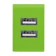 Trust Dual Smartphone Wall Charger MP3, Smartphone Verde AC Interno 3