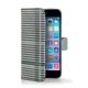 Celly PDPAGEIPH6BK custodia per cellulare Custodia a libro Nero, Bianco 2