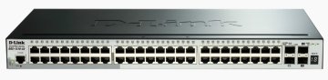D-Link DGS-1510-52 switch di rete Gestito L3 Gigabit Ethernet (10/100/1000) Nero