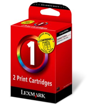 Lexmark Colour Inkjet Cartridge - Twin Pack cartuccia d'inchiostro Originale