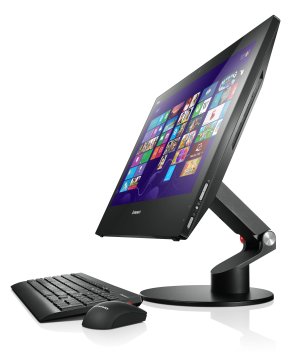 Lenovo ThinkCentre E93z Intel® Core™ i5 i5-4460S 54,6 cm (21.5") 1920 x 1080 Pixel Touch screen PC All-in-one 4 GB DDR3-SDRAM 500 GB Hard Disk Ibrido Windows 8.1 Pro Wi-Fi 4 (802.11n) Nero