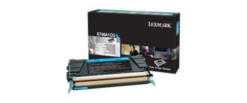 Lexmark X746A1CG cartuccia toner 1 pz Originale Ciano