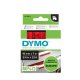DYMO D1 - Standard Etichette - Nero su rosso - 19mm x 7m 3