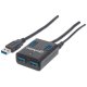 Manhattan 162302 hub di interfaccia USB 3.2 Gen 1 (3.1 Gen 1) Type-A 5000 Mbit/s Nero 2