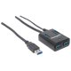 Manhattan 162302 hub di interfaccia USB 3.2 Gen 1 (3.1 Gen 1) Type-A 5000 Mbit/s Nero 3