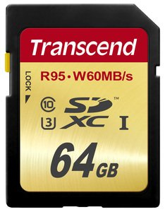 Transcend TS64GSDU3 memoria flash 64 GB SDXC NAND Classe 10