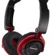 Panasonic RP-DJS150E Cuffie Cablato A Padiglione Nero, Rosso 2