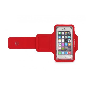 Tucano SARM47-RC custodia per cellulare 12,7 cm (5") Fascia da braccio Rosso