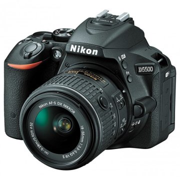Nikon D5500 + AF-S DX NIKKOR 18-55mm 4/3" Kit fotocamere SLR 24,2 MP CMOS 6000 x 4000 Pixel Nero