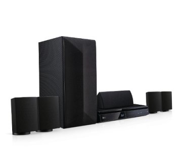 LG LHB625 sistema home cinema 5.1 canali 1000 W Compatibilità 3D Nero