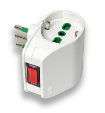 FANTON 87300 adattatore per presa di corrente Tipo L (IT) Bianco