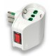 FANTON 87300 adattatore per presa di corrente Tipo L (IT) Bianco 2