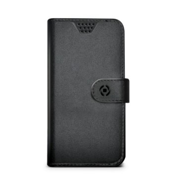 Celly WALLY UNICA custodia per cellulare 14,5 cm (5.7") Custodia a borsellino Nero
