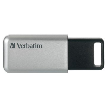 Verbatim Secure Pro unità flash USB 8 GB USB tipo A 3.2 Gen 1 (3.1 Gen 1) Nero, Argento