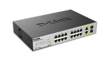 D-Link DES-1018MP switch di rete Non gestito Fast Ethernet (10/100) Supporto Power over Ethernet (PoE) Nero