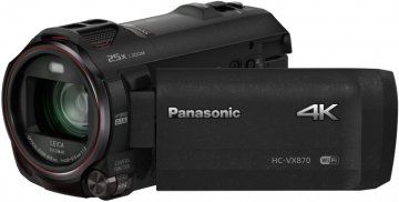 Panasonic HC-VX870 Videocamera palmare 18,91 MP MOS BSI Full HD Nero