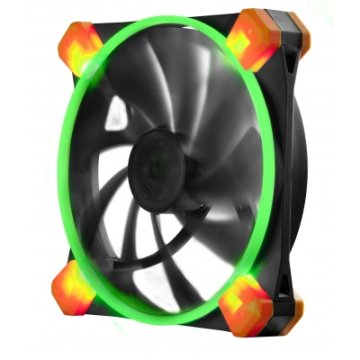 Antec TrueQuiet 120 UFO Case per computer Ventilatore 12 cm Nero, Verde