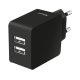 Trust Dual Smartphone Wall Charger MP3, Smartphone Nero AC Interno 2