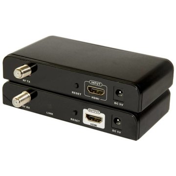 Techly IDATA HDMI-COAX moltiplicatore AV Trasmettitore e ricevitore AV