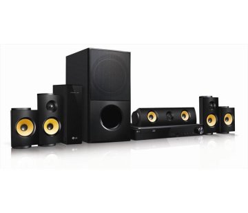 LG LHB725W sistema home cinema 5.1 canali 1200 W Compatibilità 3D Nero