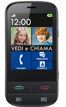 Brondi AMICO PREMIUM 7,11 cm (2.8") 95 g Nero Telefono di livello base