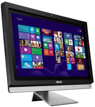 ASUS ET ET2311INTH-BG004Q Intel® Core™ i7 i7-4770S 58,4 cm (23") 1920 x 1080 Pixel Touch screen PC All-in-one 8 GB DDR3L-SDRAM 1 TB HDD Windows 8.1 Wi-Fi 4 (802.11n) Nero, Argento