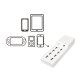 LogiLink PA0099 Caricabatterie per dispositivi mobili Tablet, MP3, Smartphone Bianco AC Interno 8