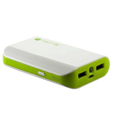 Techly LiPo 6000mAh Polimeri di litio (LiPo) Verde, Bianco