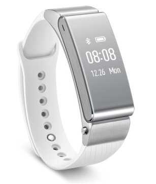 Huawei TalkBand B2 PMOLED Braccialetto per rilevamento di attività 1,85 cm (0.73") IP57 Argento