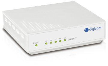 Digicom SWF05C-L01 Non gestito Fast Ethernet (10/100) Bianco