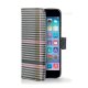 Celly PDPAGEIPH6PK custodia per cellulare Custodia a libro Grigio, Rosa 2