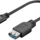 Goobay 67894 cavo USB USB 3.2 Gen 1 (3.1 Gen 1) 0,2 m USB C USB A Nero 3