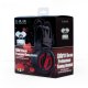 E-blue EHS013RE Auricolare Cablato A Padiglione Gaming Nero, Rosso 4