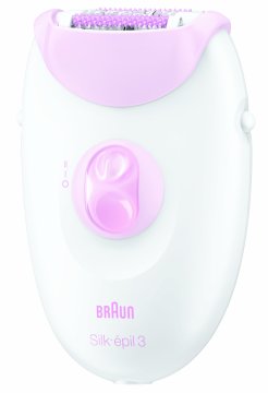 Braun Silk-epil 3 3175 Young Beauty Legs 20 pinzette Rosa, Bianco
