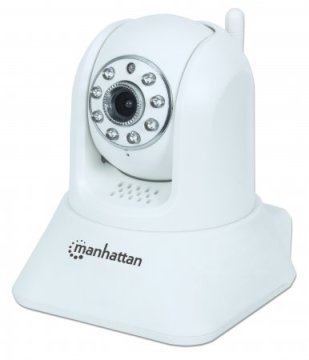 Manhattan HomeCam HD Cupola Telecamera di sicurezza IP Interno 1280 x 720 Pixel Scrivania/Parete